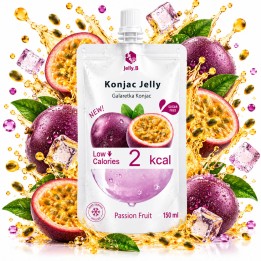 konjac marakuja galaretka 150 ml 2 kcal przekąska bez cukru napój Jelly