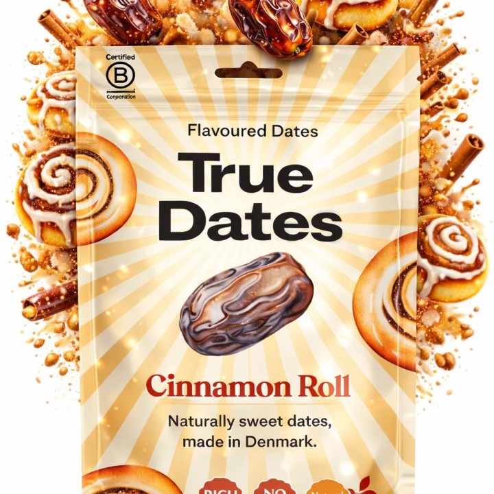 Daktyle Cinnamon Roll True Dates Naturalna Przekąska bułeczki cynamonowe