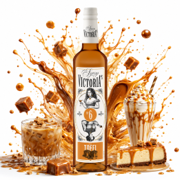 Syrop barmański do kawy toffi Victoria's toffi 490 ml do drinków i koktajli AMK