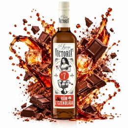 Syrop koncentrat Rum z czekolada syrop barmański do drinków 490ml VictoriaAMK