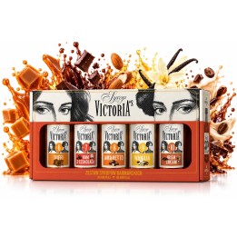 Zestaw Victoria's syrop barmański 5x 50ml smaków w miniaturowych butelkach AMK