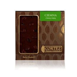 ,,CORTEZ Czekolada CIEMNA z kawą i miętą 85gAMK