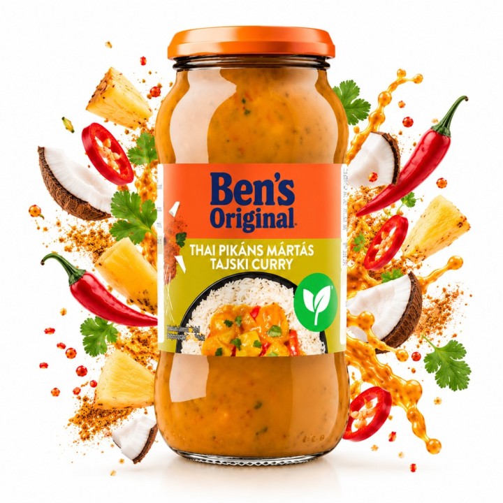 Sos Tajski Curry Ben's Original 400g Łagodny Z Warzywami