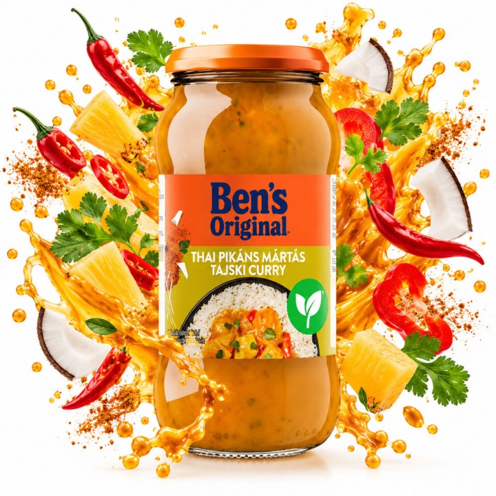 Sos Tajski Curry Ben's Original 400g Łagodny Z Warzywami