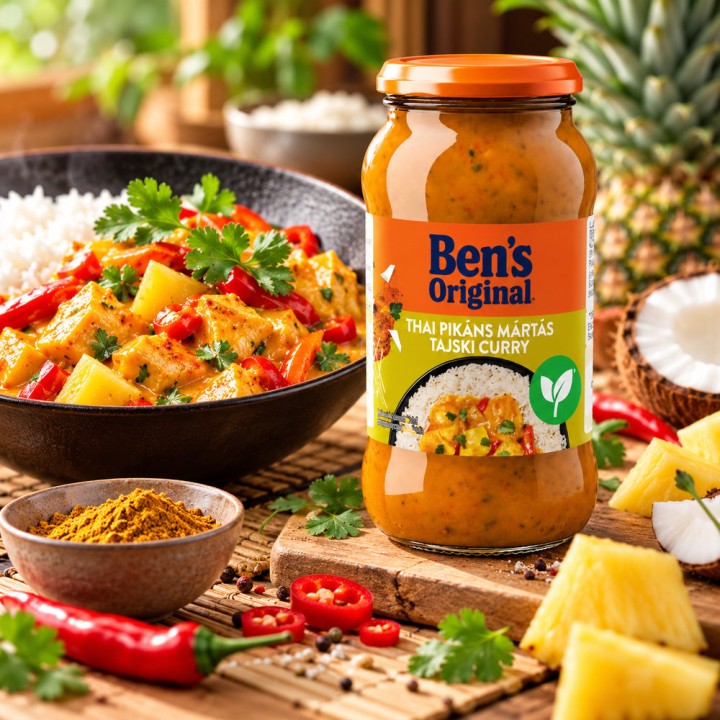 Sos Tajski Curry Ben's Original 400g Łagodny Z Warzywami