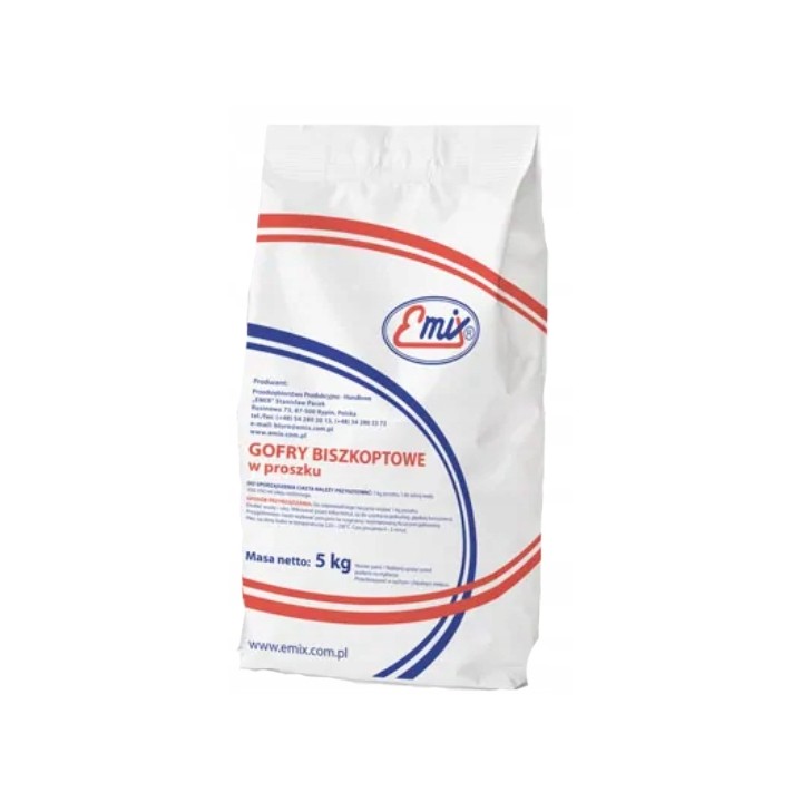 Mieszanka na Gofry biszkoptowe w proszku Emix 5 kg AMK