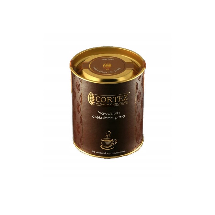 Czekolada pitna mleczna Cortez 200g eleganckie opakowanie prezent Premium
