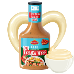 Roleski Sos Tysiąca Wysp 300g Keto sos bez cukru łagodny 1000 wysp AMK!24pl