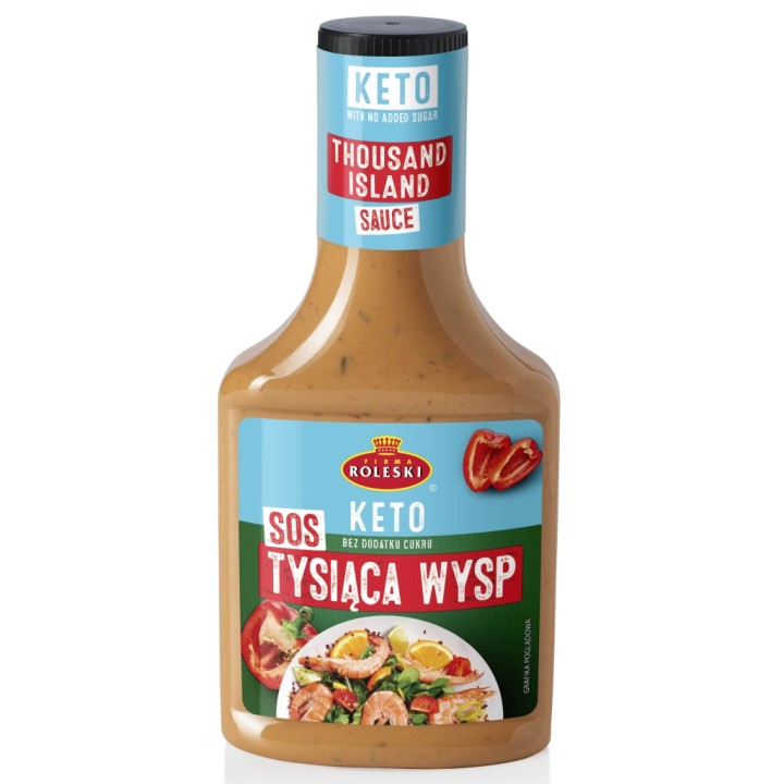 Roleski Sos Tysiąca Wysp 300g Keto sos bez cukru łagodny 1000 wysp AMK!24pl