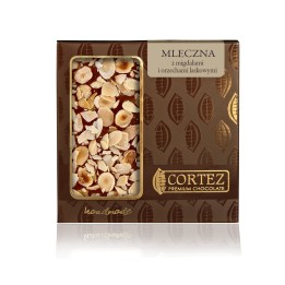 CORTEZ Czekolada MLECZNA z orzechami i migdałami 85g Orzechy Premium