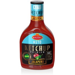 Ketchup Jalapeno bez cukru Premium Keto 425g RoleskiAMK