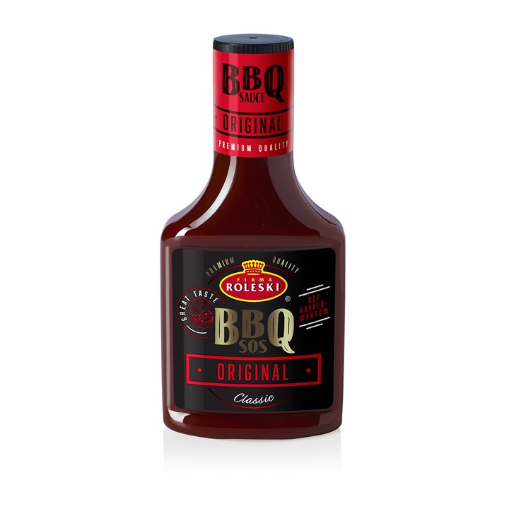 Barbecue Original Sauce 370g  BBQ do grilla burgerów steków ROLSKI Sos BBQ AMK