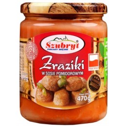 ,,Szubryt Zraziki w Sosie Pomidorowym 470gAMK