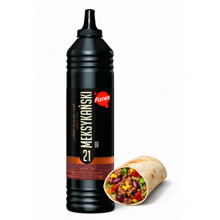 Fanex Sos Meksykański 1 kg Duża Butelka Do Burgerów Tortilli Nachos AMK24