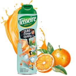 Syrop Orange Spritz Zero cukru 600ml do rozrobienia z wodą 4,8L napoju AMK