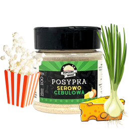 Posypka Przyprawa do POPCORNU serowo cebulowa 100g posypkiAMK
