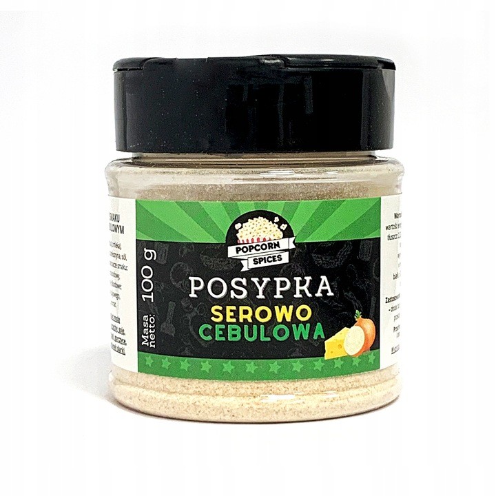 Posypka Przyprawa do POPCORNU serowo cebulowa 100g posypkiAMK