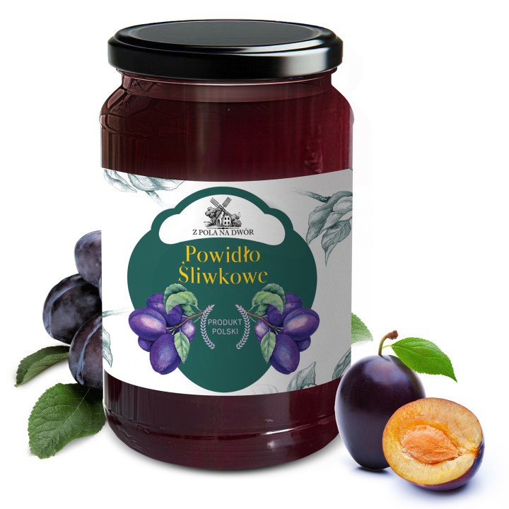 Powidła śliwkowe bez konserwantów Powidło z POLSKICH Śliwek 900gAMK