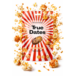 True Dates Daktyle Caramel Popcorn 100g Zdrowa Przekąska Bez Cukru
