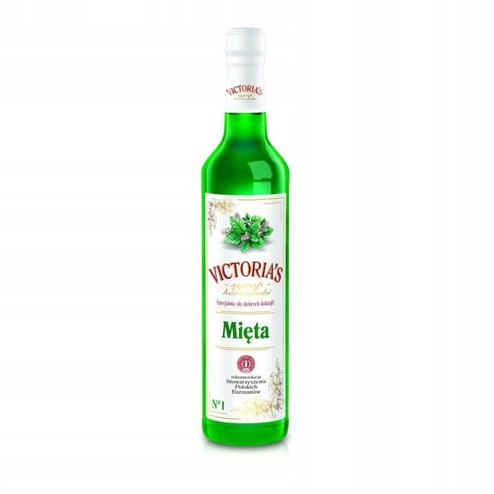 Syrop barmański Mięta Victoria's koncentrat do drinków miętowy 490ml AMK