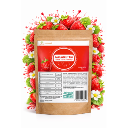 Galaretka Truskawkowa KETO 35g Bez Cukru 0 Węglowodanów 5 Porcji