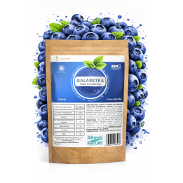 Galaretka Borówkowa KETO 35g bez Cukru bez Węglowodanów 5 Porcji