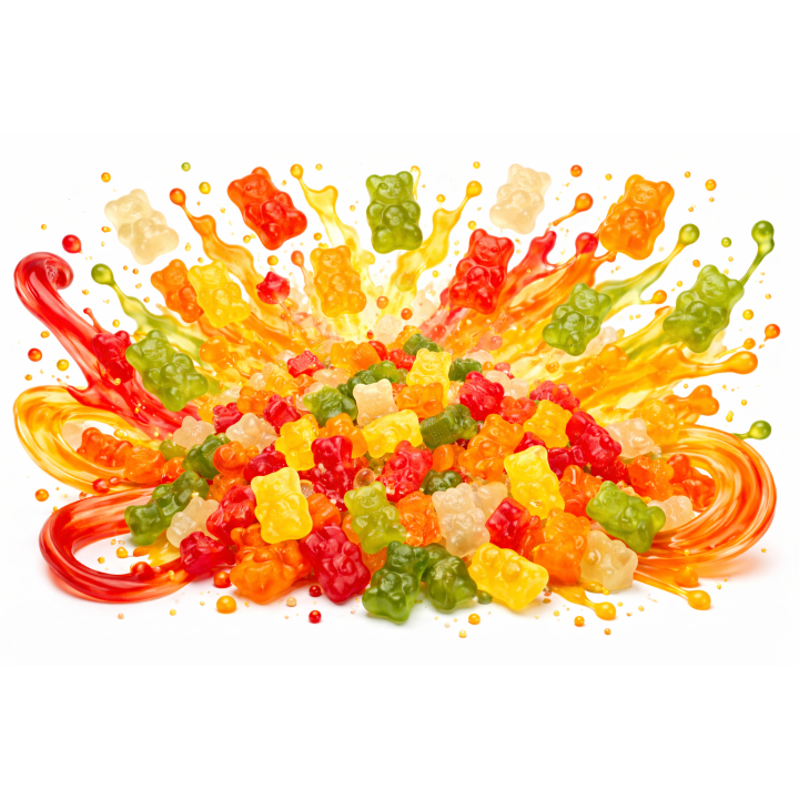 Żelki Misie Vangusto 1kg Owocowe Miękkie Świeże Kolorowe Do Candy Bar MISIE