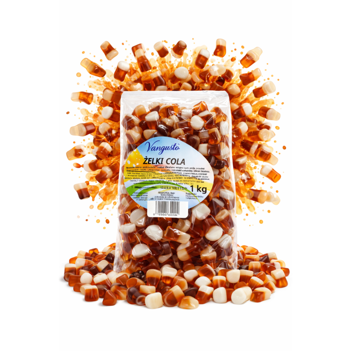 Vangusto Żelki Cola 1kg Pyszne Cocacolowe Miękkie Bardzo Dobre