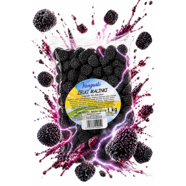 Żelki Malinki Czarne Vangusto 1kg Bardzo Smaczne Świeże black raspberry