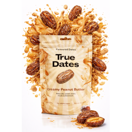 Daktyle Peanut Butter True Dates Naturalna Przekąska z masłem orzechowym