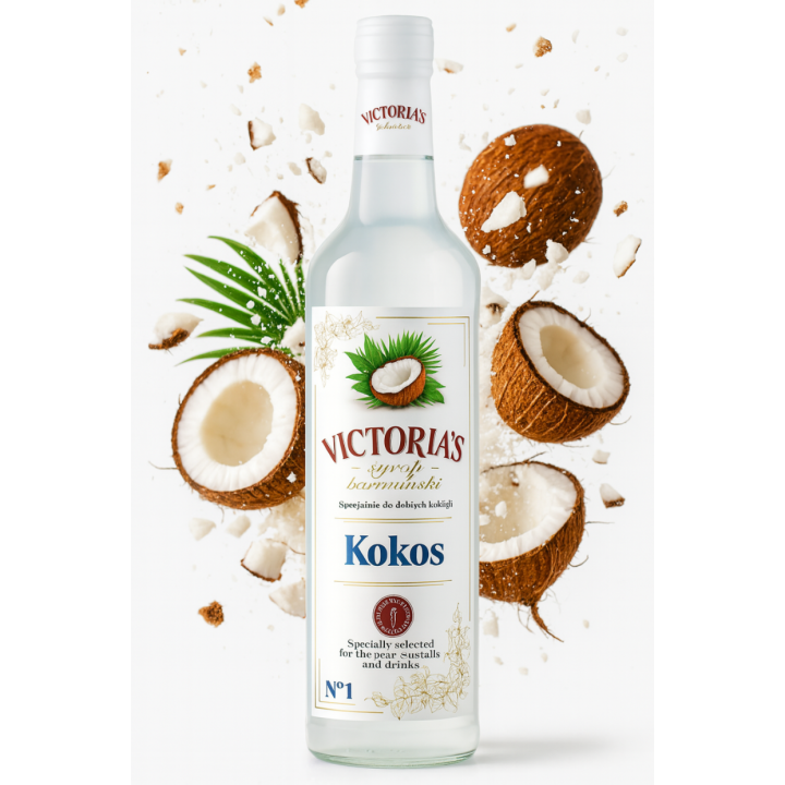 Syrop barmański do kawy toffi Victoria's toffi 490 ml do drinków i koktajli AMK