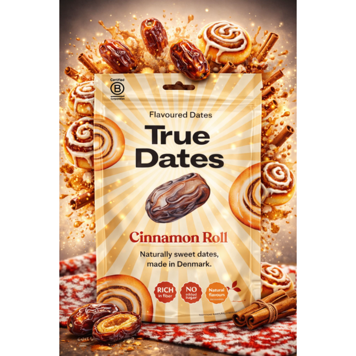 Daktyle Cinnamon Roll True Dates Naturalna Przekąska bułeczki cynamonowe