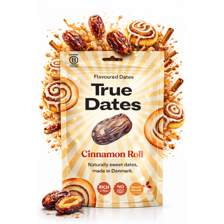 Daktyle Cinnamon Roll True Dates Naturalna Przekąska bułeczki cynamonowe