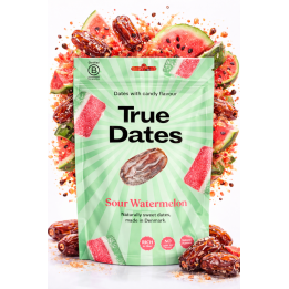 Daktyle Sour Watermelon True Dates Naturalna Przekąska o smaku arbuzowym