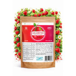 Galaretka Poziomkowa KETO 35g Bez Cukru Bez Węglowodanów 5 Porcji