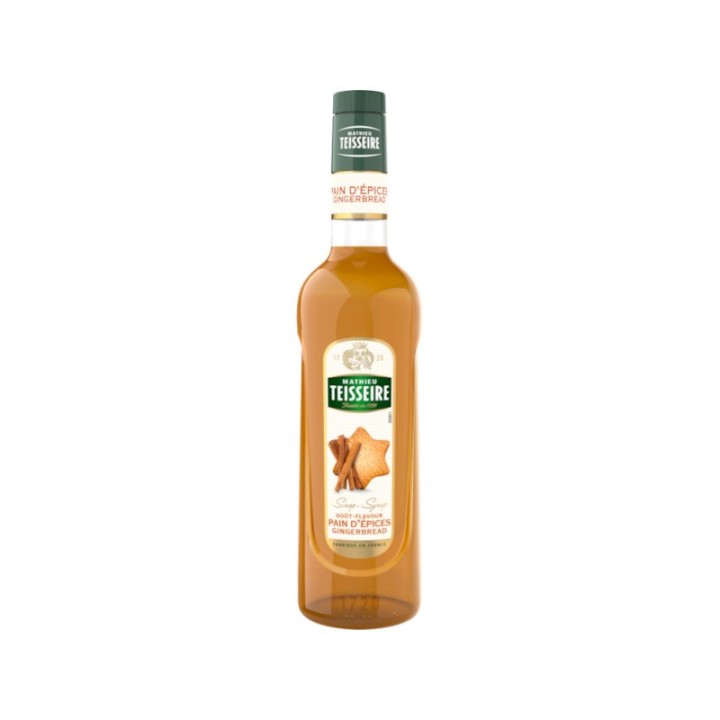 Syrop Barmanski TEISSEIRE Gingerbread 0,7L Piernik Do Kawy Herbaty Drinków!!AMK