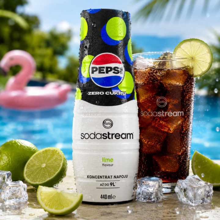Koncentrat SodaStream Pepsi Lime Zero 440 ml do Saturatora Koncentrat