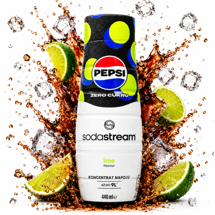 Koncentrat SodaStream Pepsi Lime Zero 440 ml do Saturatora Koncentrat