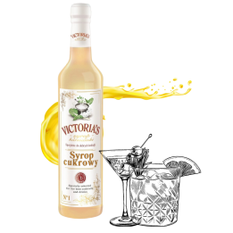 Syrop koncentrat barmański Victoria's syrop cukrowy do drinków 490ml AMKpl