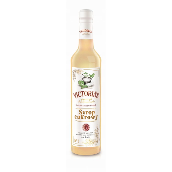 Syrop koncentrat barmański Victoria's syrop cukrowy do drinków 490ml AMKpl