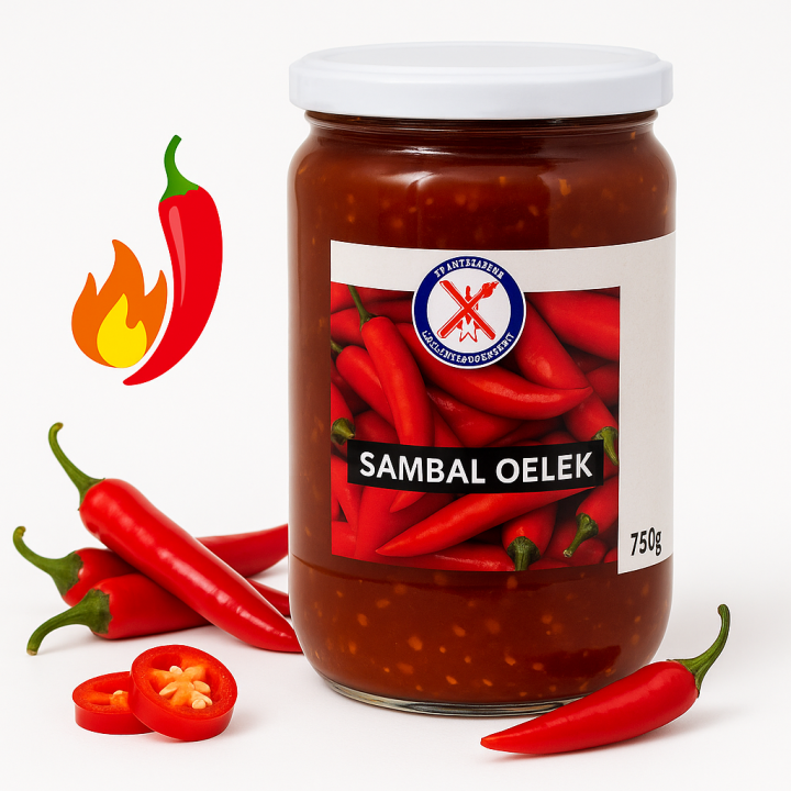 Sambal Sos Chili Sambal Oelek 750g Ostry Sos z Tajlandii, Kuchnia Azjatycka AMK