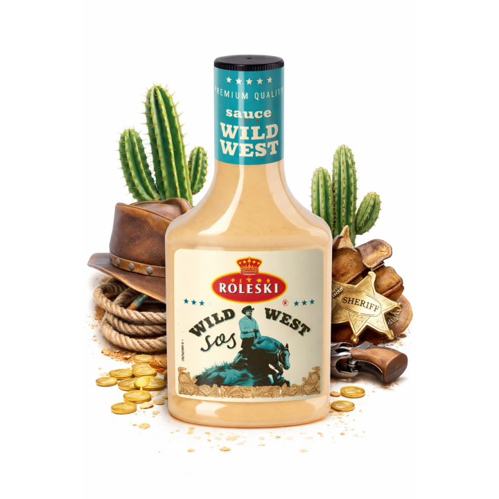 Roleski Sos Wild West BBQ Burger Grill Dip Kanapki 310g Premium Quality