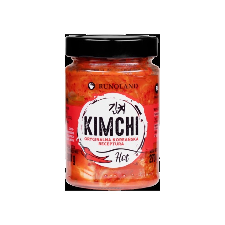 Kimchi Runoland Hot 300 g oryginalne ostry kwaśny dodatek do dań ramen