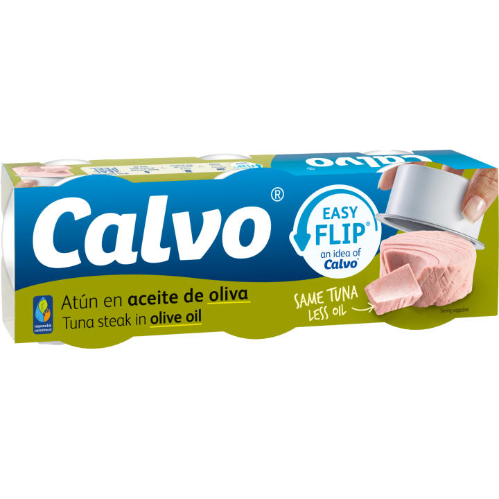 Tuńczyk w oliwie CALVO 3x65 g konserwa rybna hiszpańska gremium