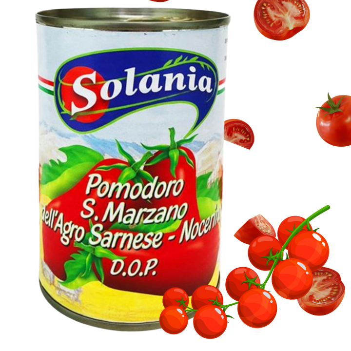 Pomidory całe san marzano 400g Włoskie pomidory SOLANIA do pizzy AMK