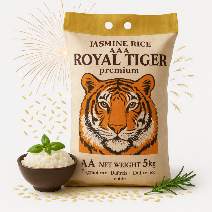 Ryż Jaśminowy Royal Tiger Biały Aromatyczny Ryż Torba 5kg Wysoka jakości!!EEAMK