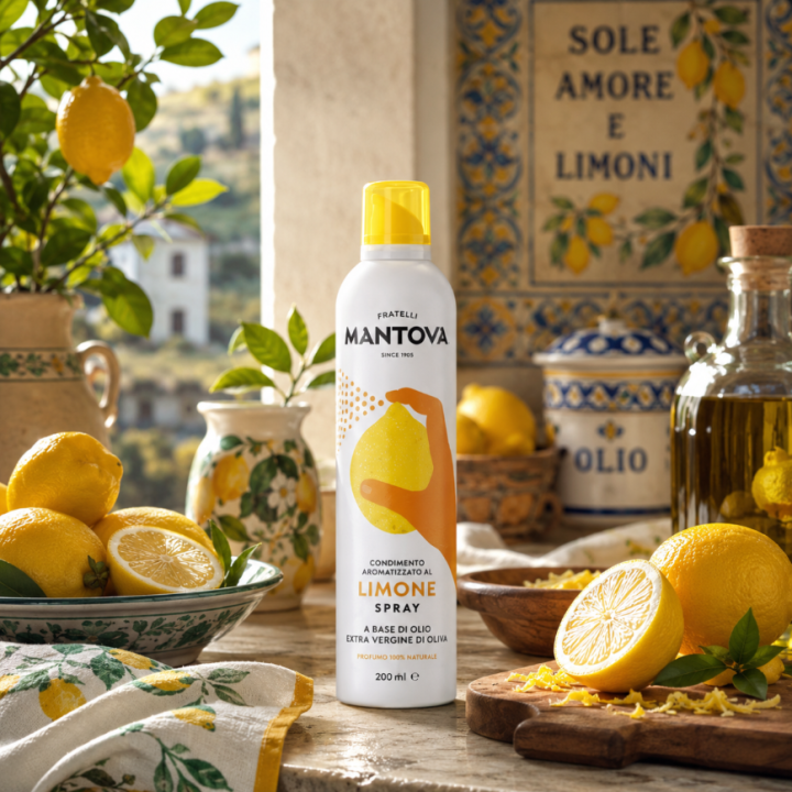 Olej O Smaku Cytrynowym Kuchnia Włoska Premium 200ml FIT Naturalny