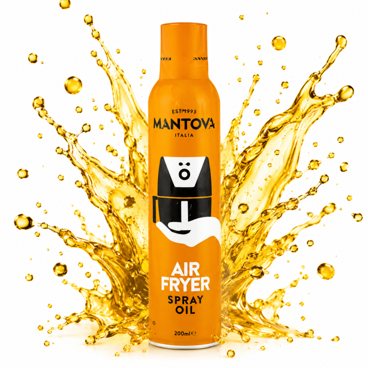 Olej do smażenia i pieczenia w Spray do 230C Spray Air Fryer  MANTOVA 200mllll AMK