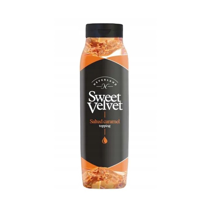 Sos do deserów Neverland karmelowy 1000 g SŁONY KARMEL 1kg Sweet Velvet AMK