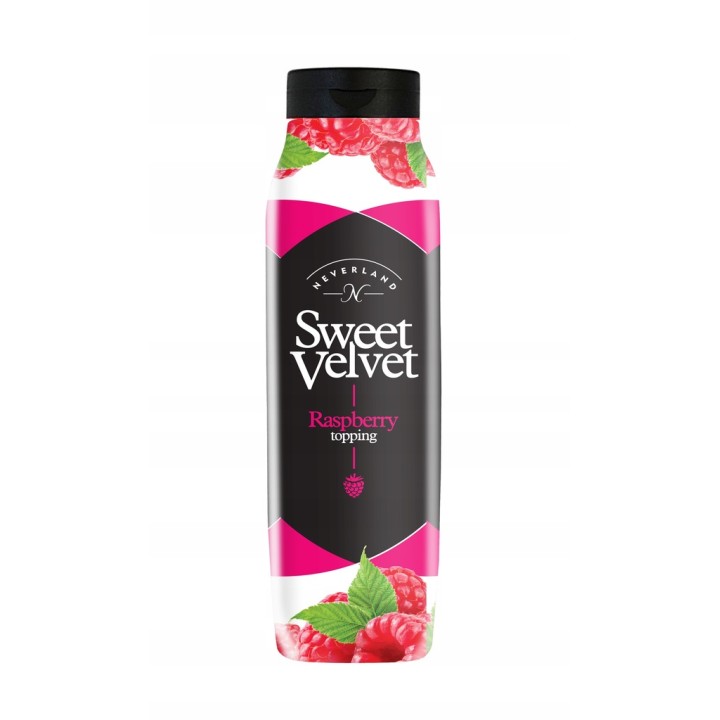 Sos do deserów Neverland malinowy 1000 g Sweet Velvet polewa na lody gofry/ AMK